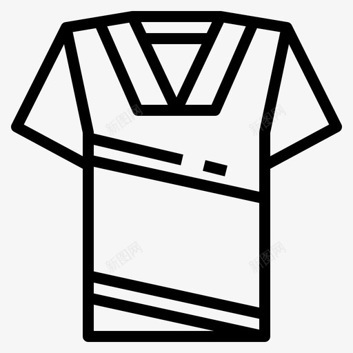 衬衫广告32直线图标svg_新图网 https://ixintu.com 广告 直线 衬衫