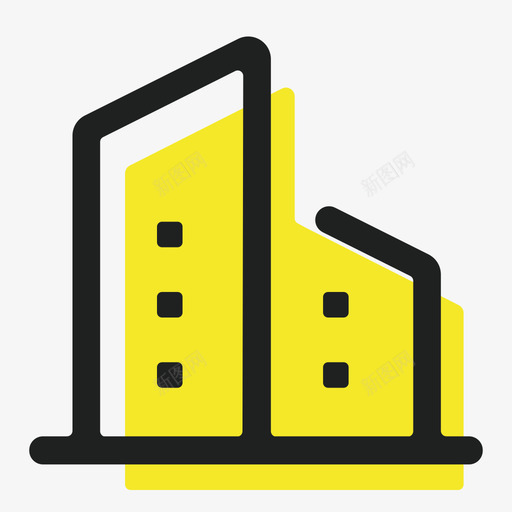 房地产业svg_新图网 https://ixintu.com 房地产业 行业-icon