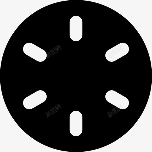 时钟基本用户界面5已填充图标svg_新图网 https://ixintu.com 基本 填充 时钟 用户界面