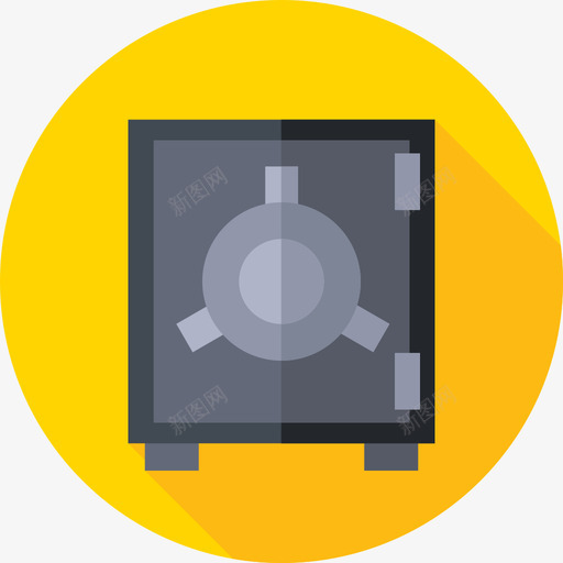 保险箱秘密间谍7号扁平图标svg_新图网 https://ixintu.com 保险箱 扁平 秘密间谍7号