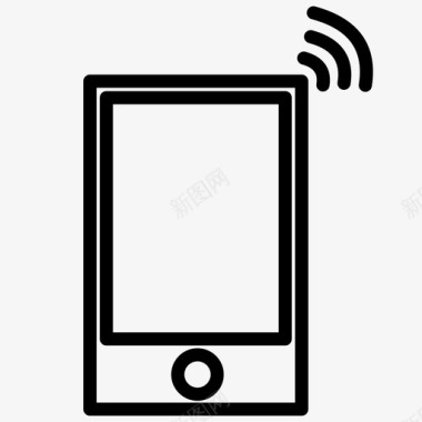 苹果iphone手机信号图标图标