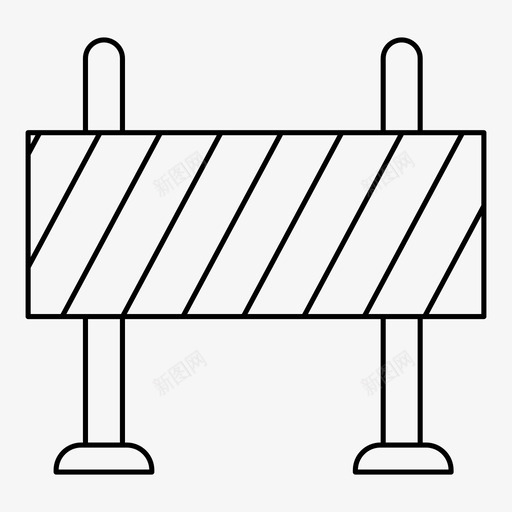 屏障围栏防护图标svg_新图网 https://ixintu.com 围栏 安全 屏障 防护