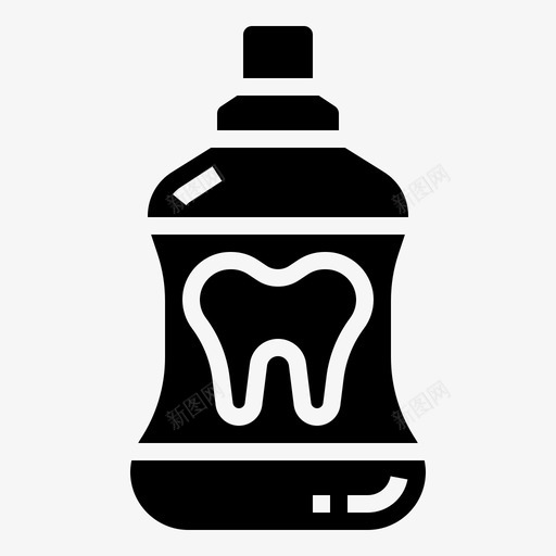 漱口水新鲜卫生图标svg_新图网 https://ixintu.com 卫生 口水 口腔 新鲜 漱口 齿状