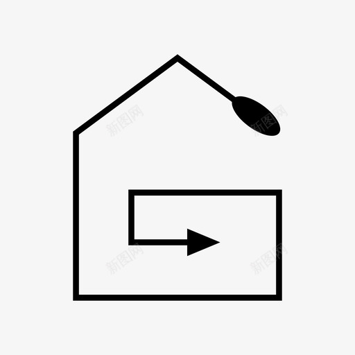 箭头方向迷宫图标svg_新图网 https://ixintu.com 射击 方向 箭头 箭弓 迷宫
