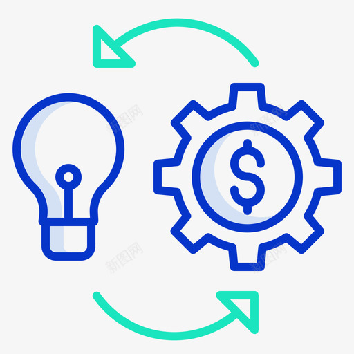 理念企业管理48轮廓颜色图标svg_新图网 https://ixintu.com 企业管理 理念 轮廓 颜色