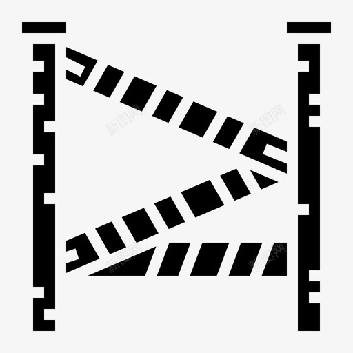 警戒线调查保安图标svg_新图网 https://ixintu.com 保安 信号 杀手 警戒线 调查