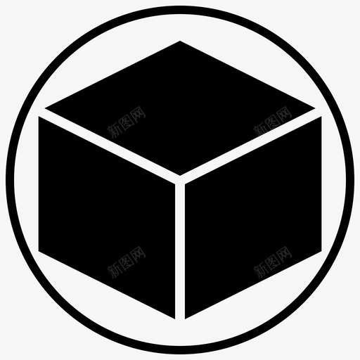 黑盒测试存档包装图标svg_新图网 https://ixintu.com 产品测试 包装 存档 黑填充测试 黑盒测试