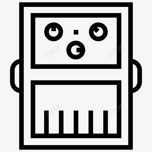 吉他踏板踏板吉他效果工具吉他踏板图标svg_新图网 https://ixintu.com 乐器 吉他 向量 图标 声音 工具 效果 设计 调谐器 踏板
