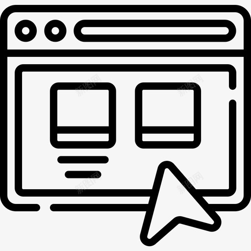 界面web开发52线性图标svg_新图网 https://ixintu.com web 开发 界面 线性