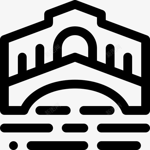 布里奇意大利22线性图标svg_新图网 https://ixintu.com 布里奇 意大利 线性