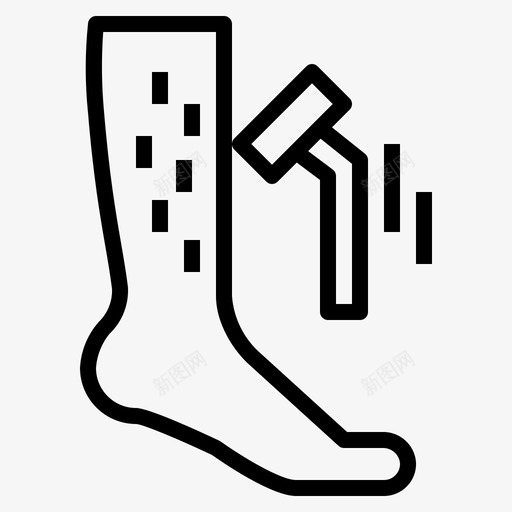 刮胡子脱毛腿图标svg_新图网 https://ixintu.com 健康 刮胡子 剃须刀 环球小姐 脱毛