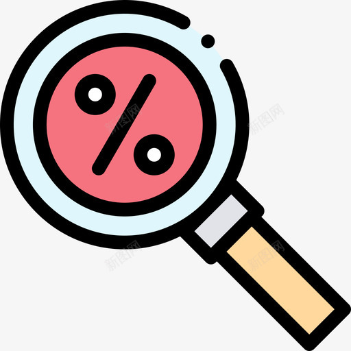 线性搜索夏季销售图标svg_新图网 https://ixintu.com 夏季销售 线性搜索