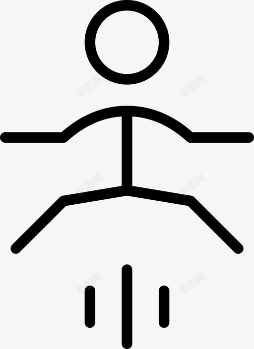 跳人人瘦图标svg_新图网 https://ixintu.com 人 人瘦 跳