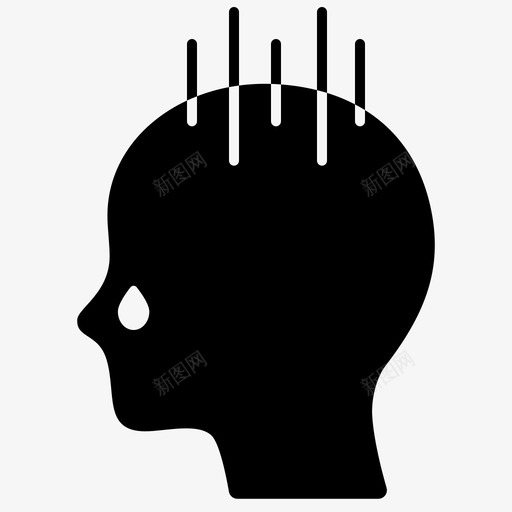 悲伤焦虑抑郁图标svg_新图网 https://ixintu.com 心理健康 悲伤 抑郁 概述 焦虑 精神病 障碍