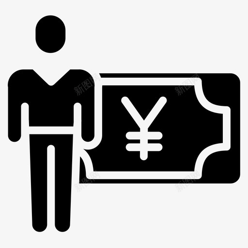 薪水升职4扎实图标svg_新图网 https://ixintu.com 升职4 扎实 薪水