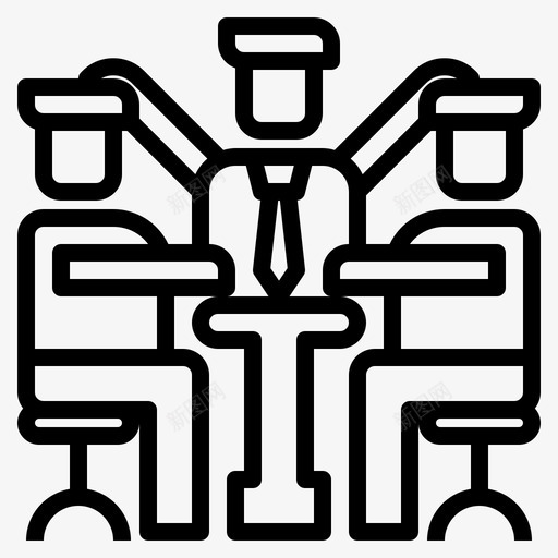 经理团队商人办公室图标svg_新图网 https://ixintu.com 专业人士 办公室 商人 演讲提纲 经理团队