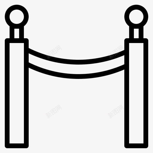 围栏背景娱乐图标svg_新图网 https://ixintu.com 制片 围栏 大纲 娱乐 工业 工作室 电影 背景