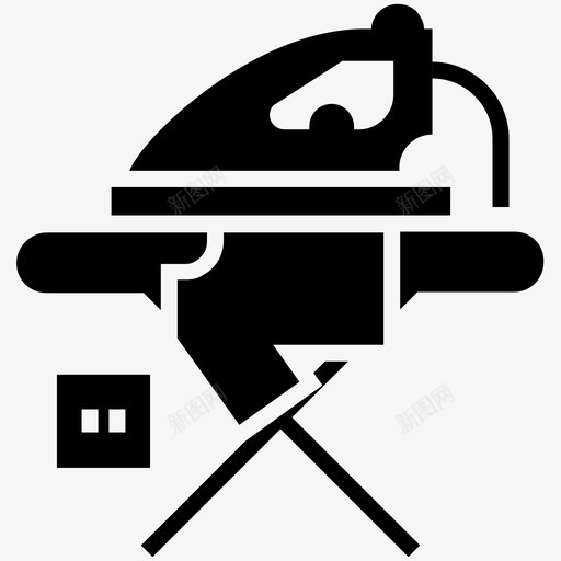 铁器折叠桌铁架图标svg_新图网 https://ixintu.com 扩展表 折叠桌 电子应用程序集字形矢量图标 铁器 铁架 铁桌