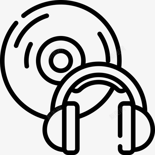 DJ新年23岁直系图标svg_新图网 https://ixintu.com 23岁 DJ 新年 直系