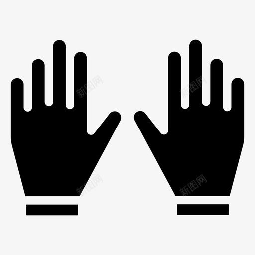 护手手套护手精装图标svg_新图网 https://ixintu.com 健康 医学 字形 手套 手饰 护手 标的 精装 集合
