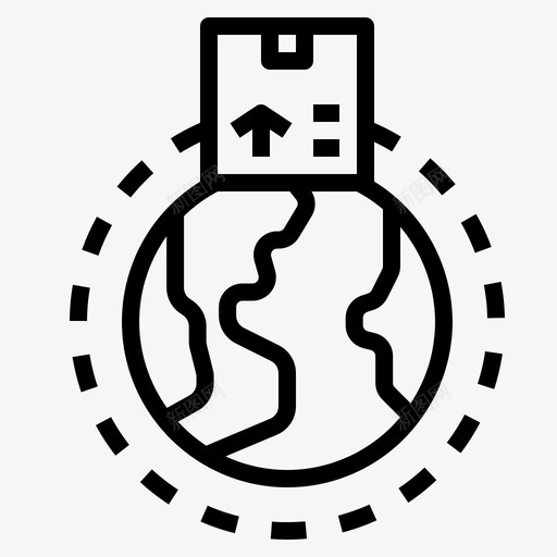 分销国际包装图标svg_新图网 https://ixintu.com 分销 包装 国际 物流 航运
