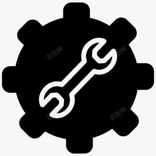 测试管理自动化优化图标svg_新图网 https://ixintu.com 优化 测试 测试工具 管理 自动化 设置