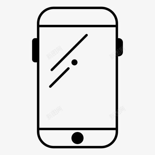 手机华为移动图标svg_新图网 https://ixintu.com 三星 华为 手机 智能 移动