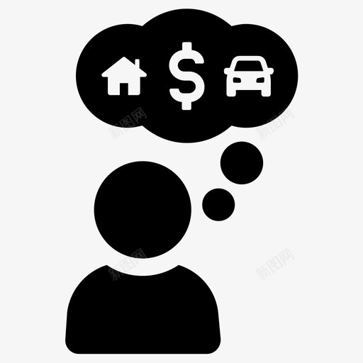 梦想幻想需要图标svg_新图网 https://ixintu.com 富有 幻想 梦想 要求 需要