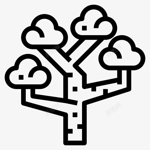 桉树生态自然图标svg_新图网 https://ixintu.com 树木 桉树 生态 自然