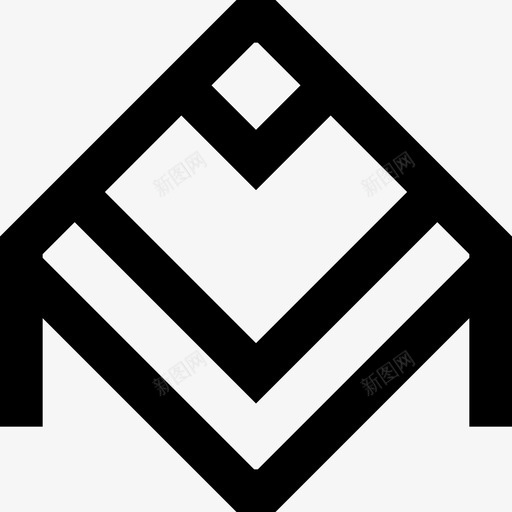披风墨西哥13直纹图标svg_新图网 https://ixintu.com 墨西哥13 披风 直纹