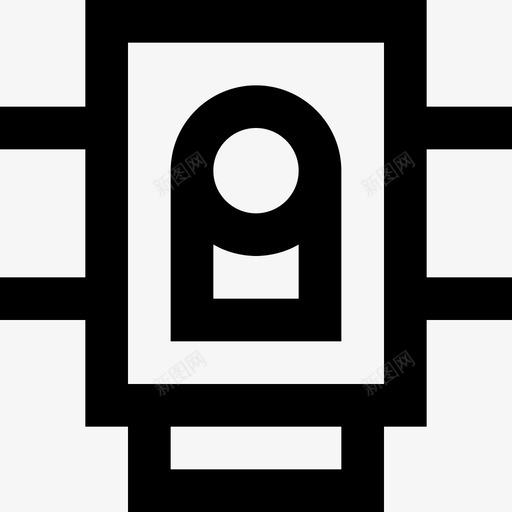 淋浴水管工5线性图标svg_新图网 https://ixintu.com 水管工5 淋浴 线性
