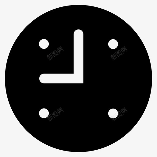 时钟电子时间图标svg_新图网 https://ixintu.com 字形 手表 时钟 时间 电子 计时器 项目