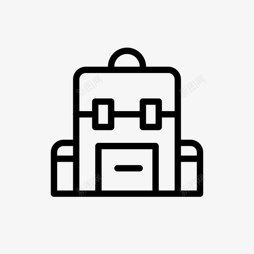 背包探险户外图标svg_新图网 https://ixintu.com 性质 户外 户外活动 探险 旅行 背包 野营