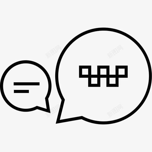 出租车泡泡叫出租车聊天图标svg_新图网 https://ixintu.com 交流 出租车 叫出 服务 泡泡 热线 留言 聊天
