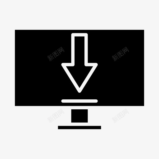 假日电影电视图标svg_新图网 https://ixintu.com 下载 假日电影 显示 电视