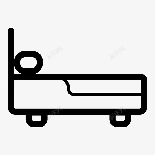床橱柜家具图标svg_新图网 https://ixintu.com 家具 家庭 橱柜 睡眠