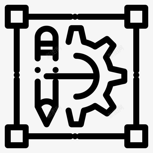 铅笔3d打印机齿轮图标svg_新图网 https://ixintu.com 3d打印机 策略和管理 编辑 设置 铅笔 齿轮