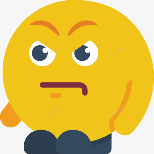 恼火情绪化的人2平淡图标svg_新图网 https://ixintu.com 平淡 恼火 情绪化的人2