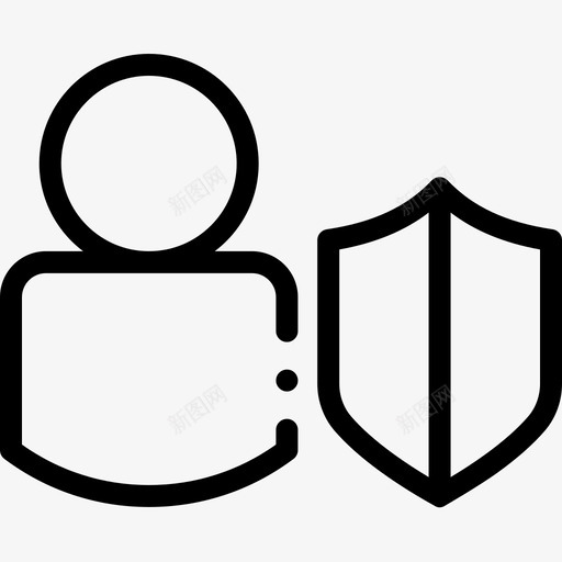 用户社交媒体124线性图标svg_新图网 https://ixintu.com 媒体 用户 社交 线性
