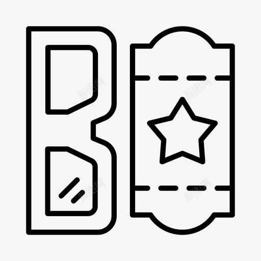 3d电影电影院歌剧图标svg_新图网 https://ixintu.com 3d电影 剧院 歌剧 电影院 舞台表演 表演艺术