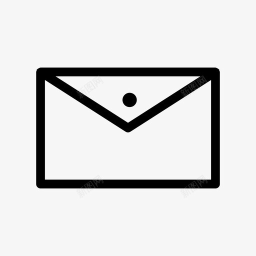 信纸信封信件图标svg_新图网 https://ixintu.com 信件 信封 信纸 留言