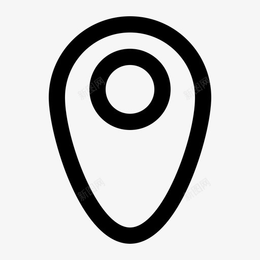 gps坐标位置图标svg_新图网 https://ixintu.com gps 位置 地图 坐标 摄影 轮廓 黑色