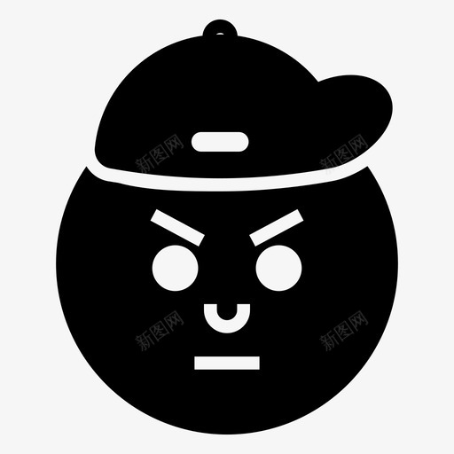 皱眉表情表情符号笑脸图标svg_新图网 https://ixintu.com 一组 化身 图标 安静 皱眉 笑脸 符号 表情