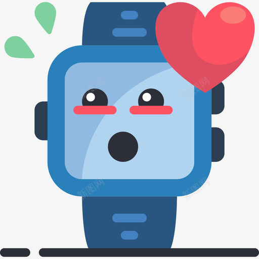 智能手表可爱的科技平板电脑图标svg_新图网 https://ixintu.com 可爱 平板电脑 手表 智能 爱的 科技
