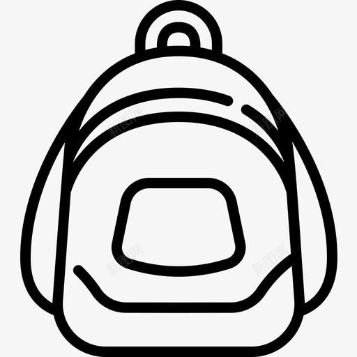背包冬季运动22线性图标svg_新图网 https://ixintu.com 冬季运动22 线性 背包