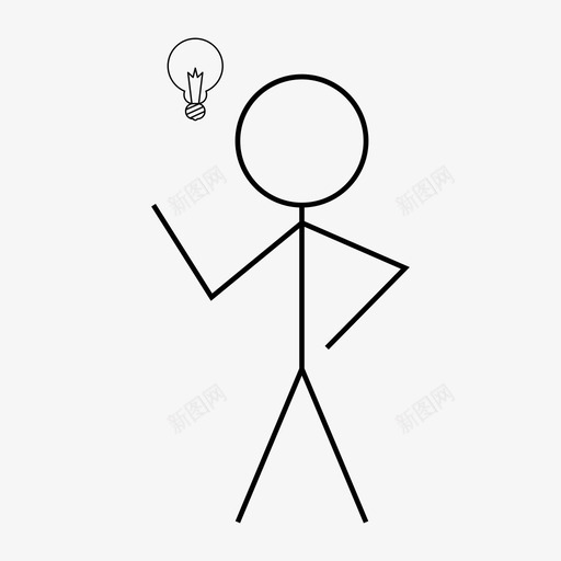 粘着的形象人思想图标svg_新图网 https://ixintu.com 人 思想 粘着的形象