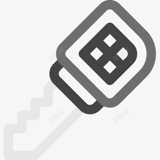 钥匙车库23线性颜色图标svg_新图网 https://ixintu.com 线性颜色 车库23 钥匙