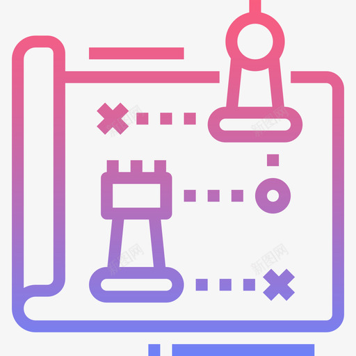 战略企业管理67线性梯度图标svg_新图网 https://ixintu.com 企业管理67 战略 线性梯度