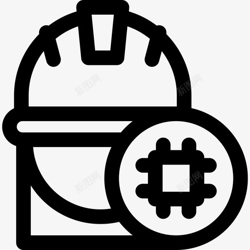 工程师工程65岁直线型图标svg_新图网 https://ixintu.com 65岁 工程 工程师 直线 线型