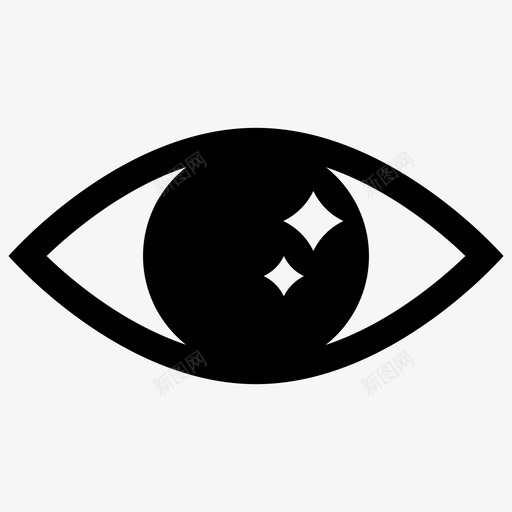 白日梦幻想梦想图标svg_新图网 https://ixintu.com 幻想 梦想 白日梦 眼睛收集